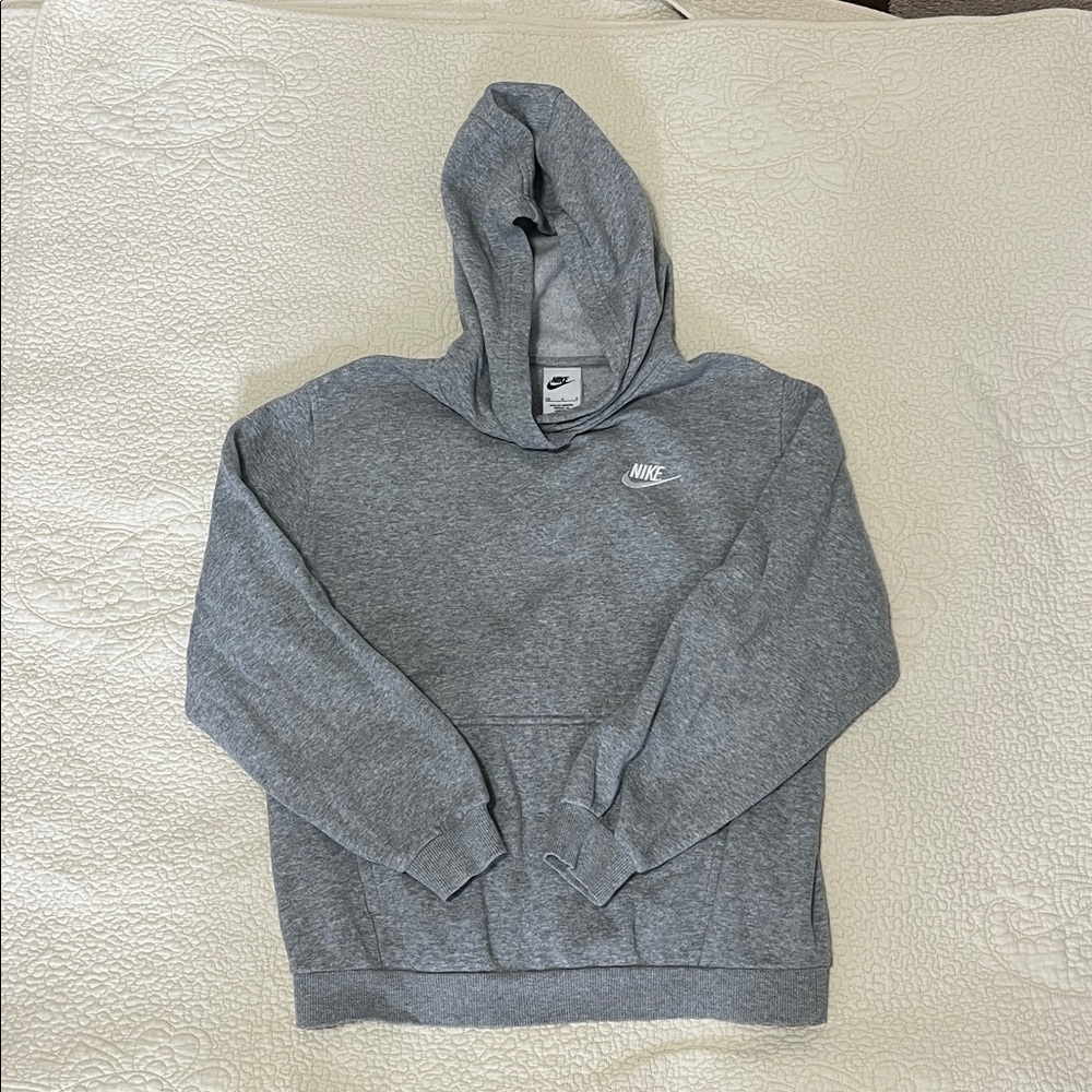 Nike Youth Gray Hoodie Sweatshirt